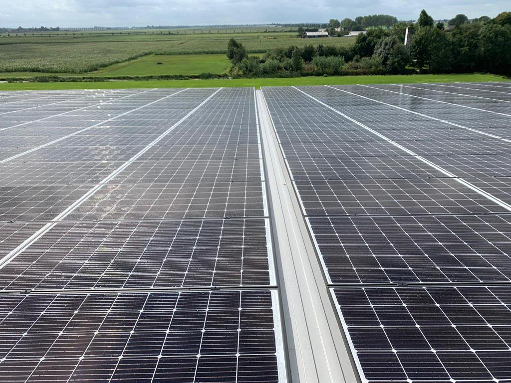 overview zonnepanelen Spelt Nieuwveen